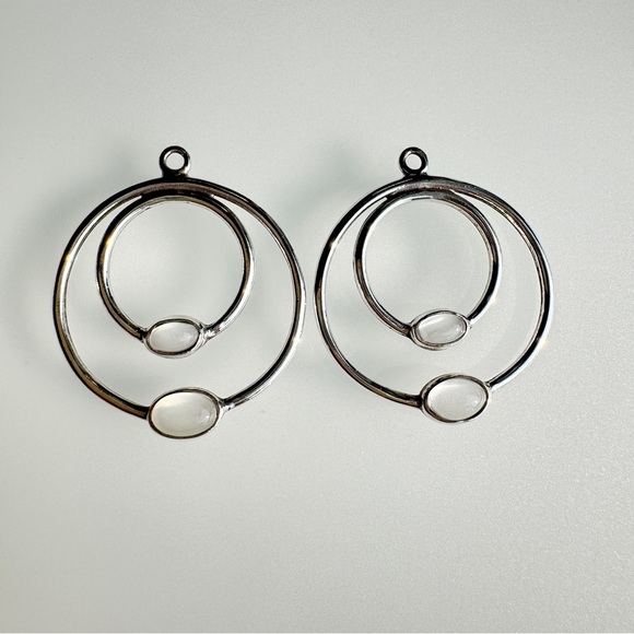 PANDORA Compose‎ Moonstone Drop Dangle 290606MS 925 ALE Sterling Silver Retired - Picture 12 of 16